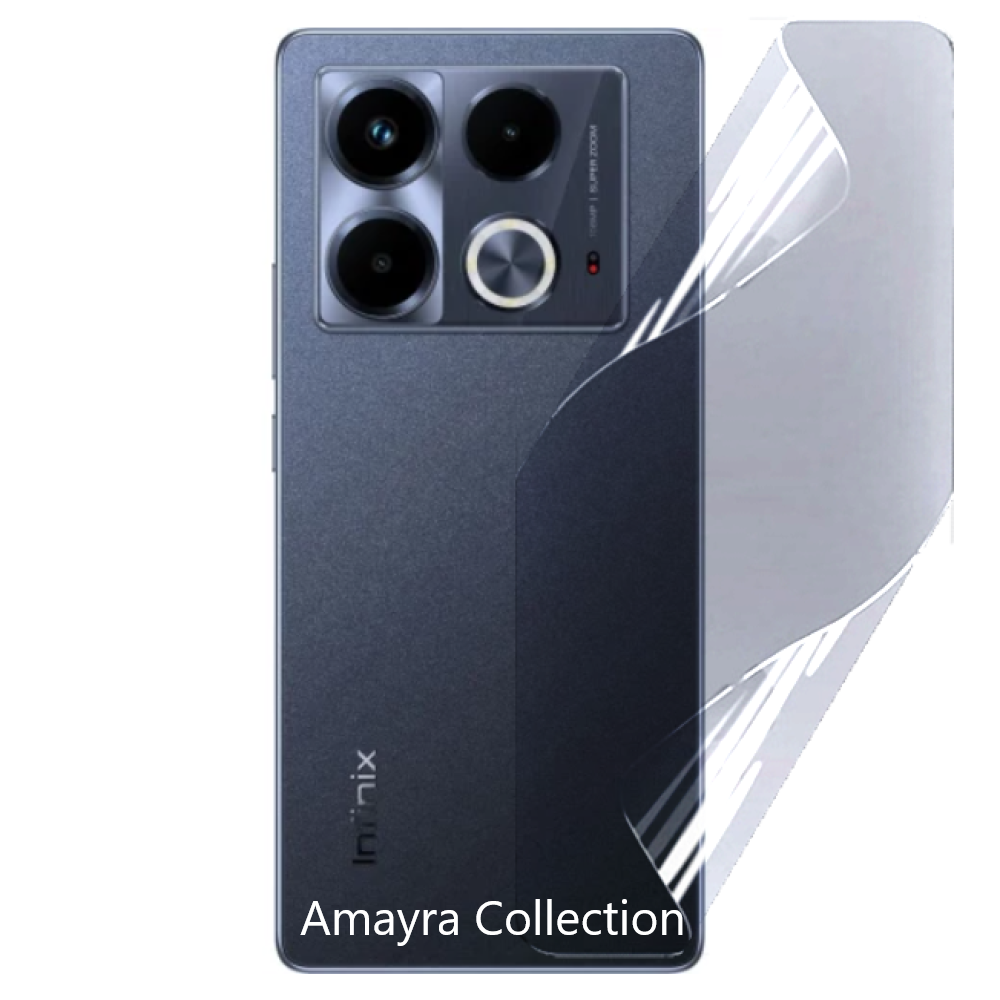 Picture of Infinix Note 40 Pro 5G TPU Protective Film Hydrogel Back Poly Protector Screen Protector Anti-Shatter / High Definition (Back Poly)
