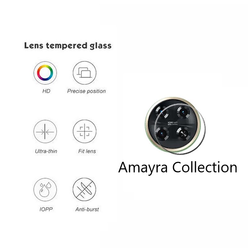 Picture of Tecno Spark 20 Pro+ / Tecno Spark 20 Pro Plus Back Camera Lens Screen Protector Rear Camera Lens Screen Protector,Upgraded HD,Clear Scratch Resistant(Nano Poly)