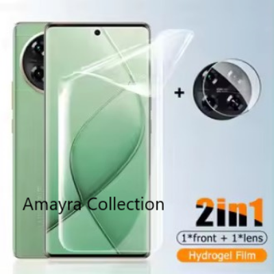 Picture of 2in1 Protector Combo Pack for Tecno Spark 20 Pro+ / Tecno Spark 20 Pro Plus (Front Hydrogel Screen Protector Poly + Camera Lens Protector)