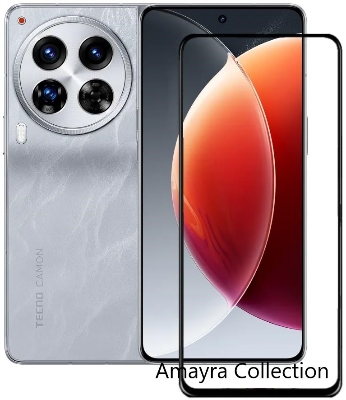 Picture of 3in1 Protector Combo Pack for Tecno Camon 30 Pro (5d Full Screen Protector Glass + Back Hydrogel Protector Poly + Camera Lens Protector)