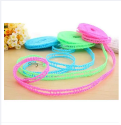 Picture of Portable Windproof Clothesline Non-slip Washing Clothes Line Rope Cloth hanging nylon line rope. - 3M 9.84 feet -Multicolor