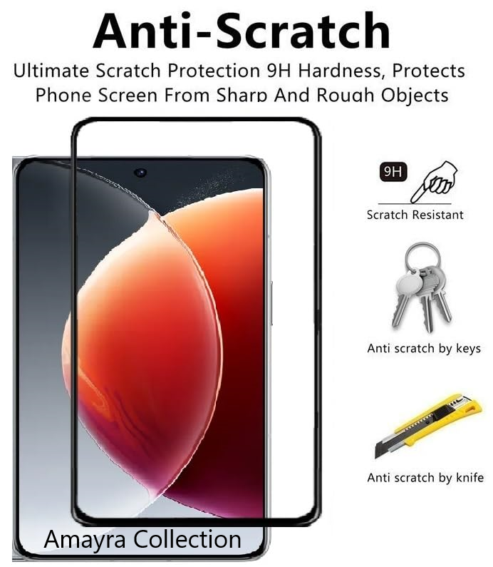Picture of Tecno Camon 30 Pro (5D 9D 11D 13D 21D) Screen Protector Tempered Glass Film 9H Hardness Full Coverage No Bubbles and Fingerprint Scratch-Resistant
