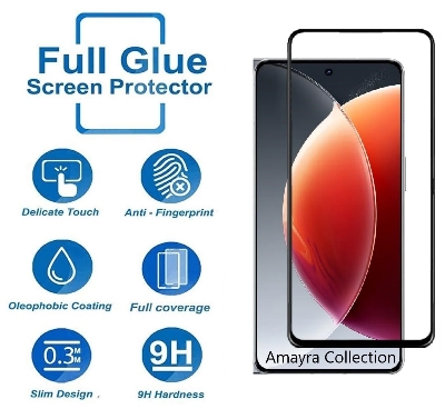 Picture of Tecno Camon 30 Pro - Premium Full Coverage Glass Protector Tempered Glass Screen Protector 9H Hardness Full Coverage