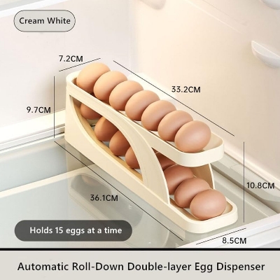 Picture of Automatic Down Double Layer Egg Dispenser -Multicolor
