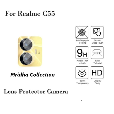 Picture of 2in1 Protector Combo Pack for Realme C55 (RMX3710) (5d Full Screen Protector Glass+Camera Lens Protector)
