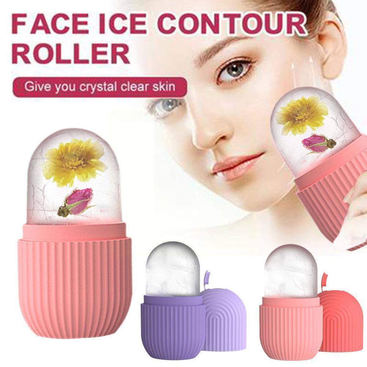 Picture of Ice Roller for Neck  Face & Eyes Massager  Face and Eye Puffiness -Multicolor