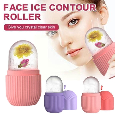 Picture of Ice Roller for Neck  Face & Eyes Massager  Face and Eye Puffiness -Multicolor