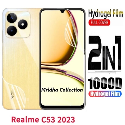 Picture of 2in1 Protector Combo Pack for Realme C53 (RMX3760) (Front Hydrogel Protector Poly+Back Hydrogel Protector Poly)