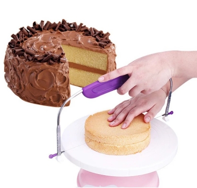 Picture of Premium cake wire cutter slicer cake layer slicing tool knife wire cutting tool cake leveler -Multicolor