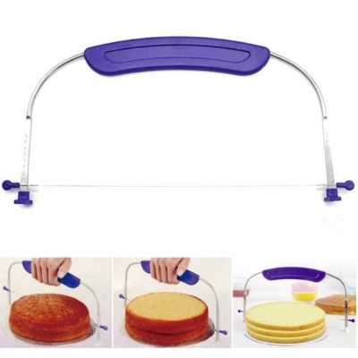 Picture of Premium cake wire cutter slicer cake layer slicing tool knife wire cutting tool cake leveler -Multicolor