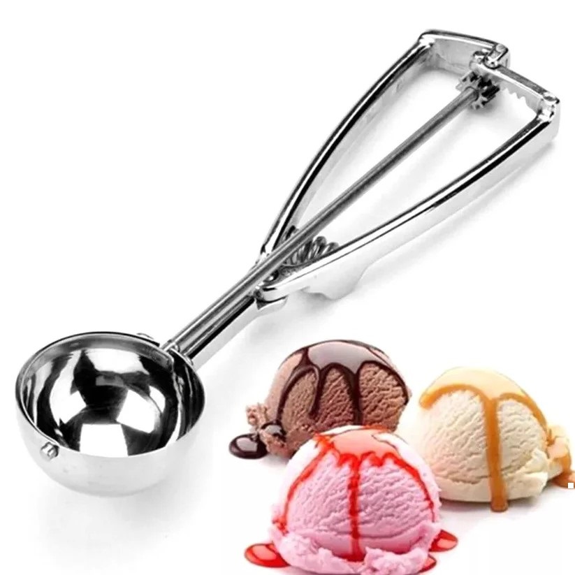 Picture of MetaI SS ICE CREAM SCOOP -Silver