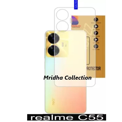 Picture of Realme C55 (RMX3710) TPU Protective Film Hydrogel Back Poly Protector Screen Protector Anti-Shatter / High Definition (Back Poly)