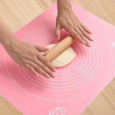 Picture of Silicone Mat with Measurements Baking Mat, Dough Pad with Scales Sugar craft, Fondan -Multicolor