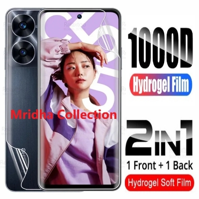 Picture of 2in1 Protector Combo Pack for Realme C55 (RMX3710) (Front Hydrogel Protector Poly+Back Hydrogel Protector Poly)