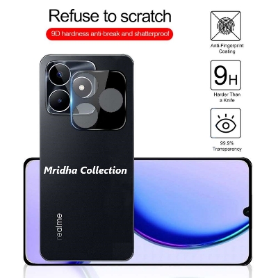 Picture of Realme C51 (RMX3830) Back 9H Full Camera Lens Protector Rear 9H 3D Camera Lens Protector,Upgraded HD,Clear Scratch Resistant [With Photo Friendly Flash Cut]