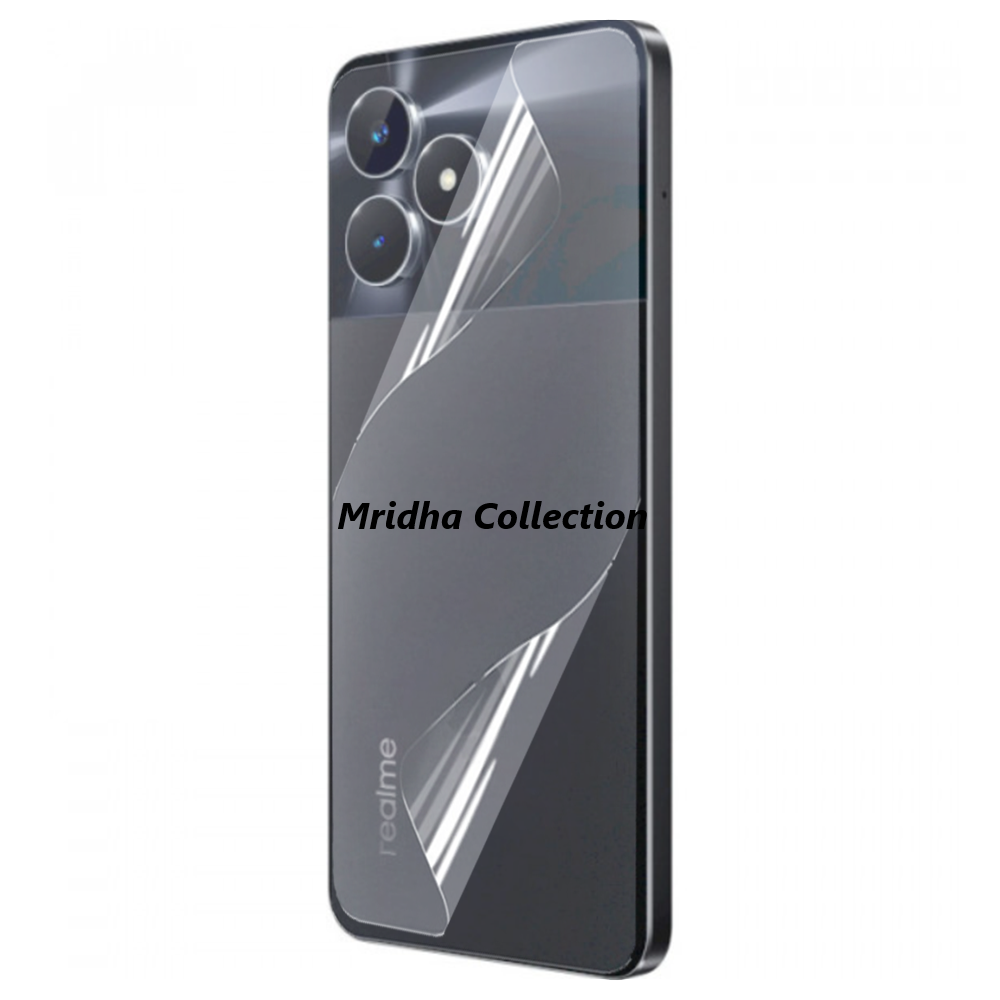 Picture of Realme C51 (RMX3830) TPU Protective Film Hydrogel Back Poly Protector Screen Protector Anti-Shatter / High Definition (Back Poly)