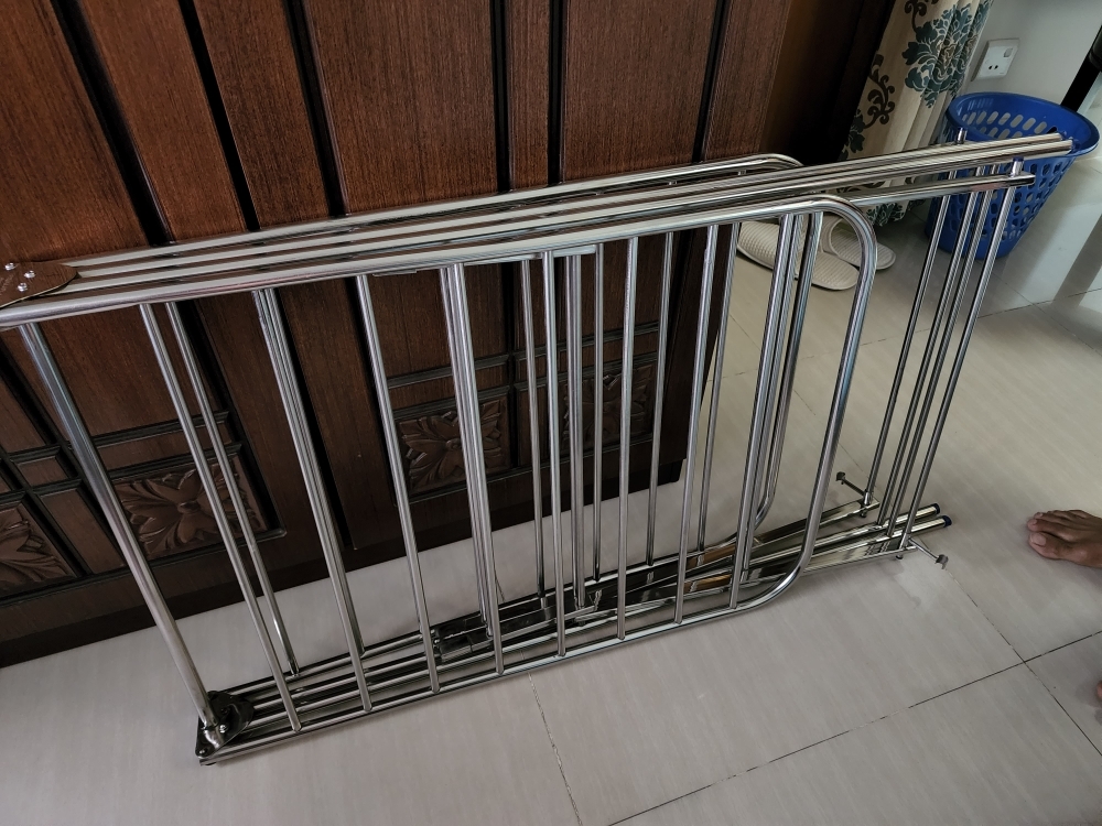 Picture of Heavy SS Home Intuition Foldable Clothes Drying Hanger Rack Dryer Full SS -Silver