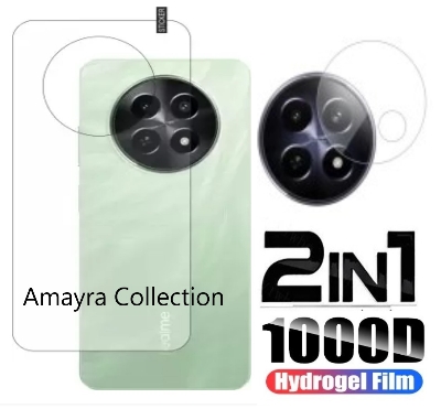 Picture of 2in1 Back Protector Combo Pack for Realme C65 5G (Back Hydrogel Poly Protector+Camera Lens Protector)
