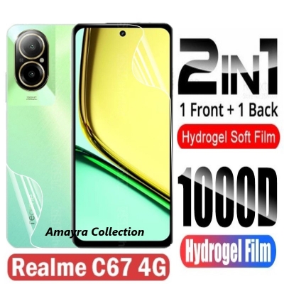 Picture of 2in1 Protector Combo Pack for Realme C67 4G (RMX3890) (Front Hydrogel Protector Poly+Back Hydrogel Protector Poly)