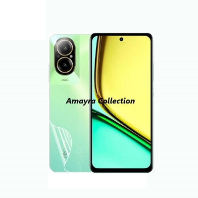 Picture of 3in1 Protector Combo Pack for Realme C67 4G (RMX3890) (Clear Screen Protector Glass+Back Hydrogel Protector Poly+Camera Lens Protector)