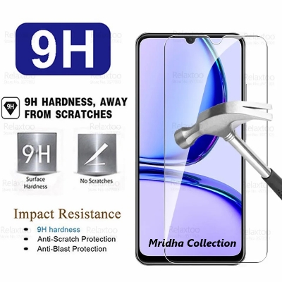 Picture of Realme C53 (RMX3760) Screen Protector 3D Tempered Clear Screen protector Premium Product Gorilla Glass Transparent Clear Ultra Thin - Durable & Scratch Resistant - Easy to Install