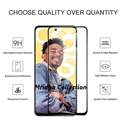 Picture of Realme C55 (RMX3710) Rinbu Rainbow Premium Full Coverage Glass Glass Protector Temped Glass Screen Protector 9H Hardness Full Coverage