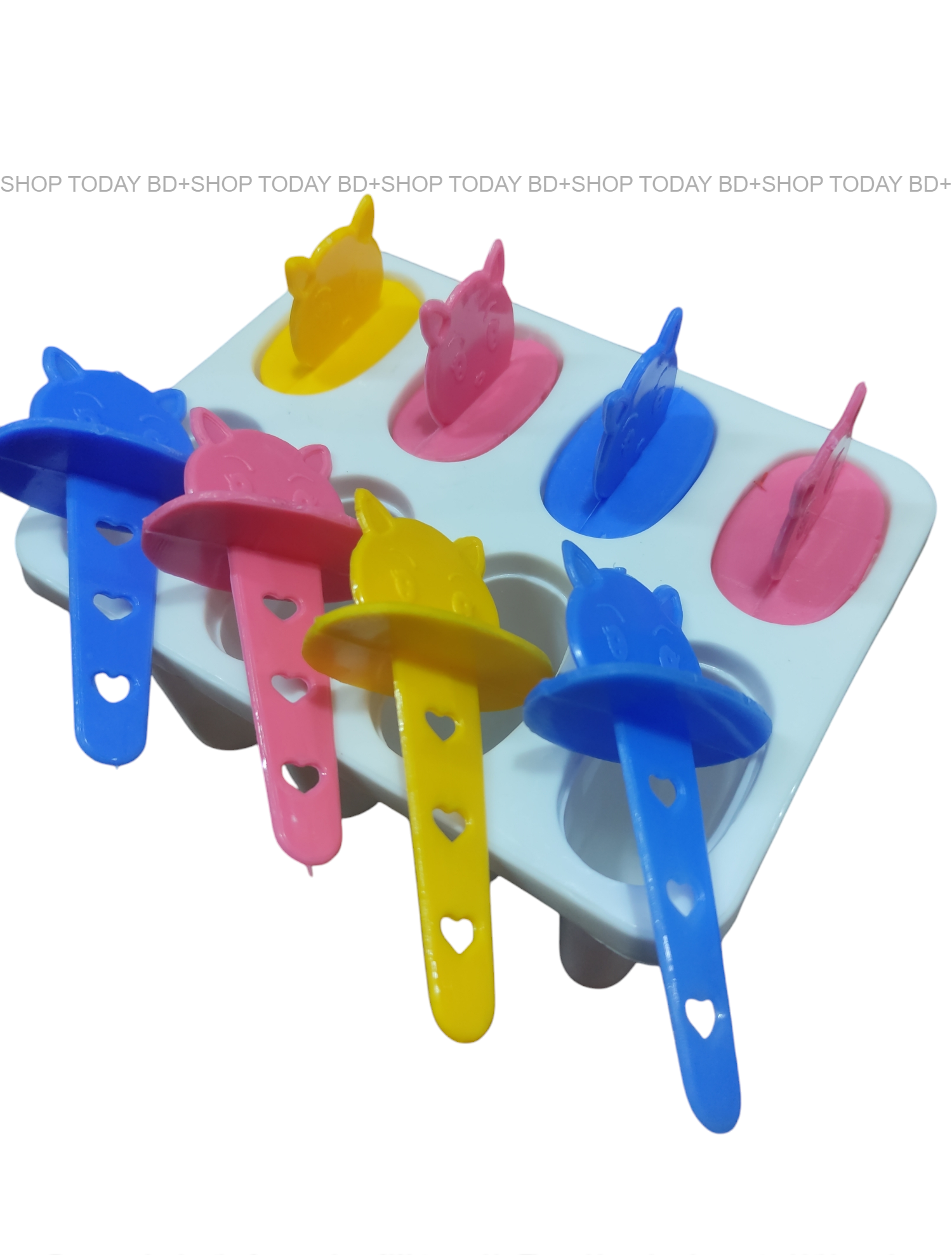 Picture of 8 Hole Ice Cream Maker/Ice cream Maker Box/Ice cream Box/Ice Box 8 Pieces Set -Item -White