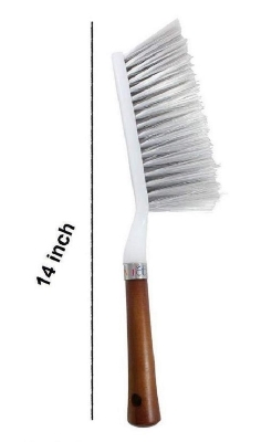 Picture of Cleaning Duster Brush(Car &Carpet) with Good Grip with Hard and Long Bristles, 14" long -Multicolor