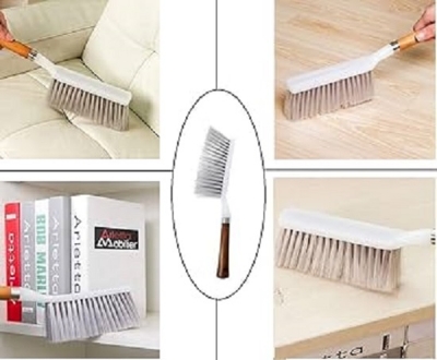 Picture of Cleaning Duster Brush(Car &Carpet) with Good Grip with Hard and Long Bristles, 14" long -Multicolor