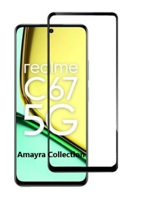Picture of 3in1 Protector Combo Pack for Realme C67 4G (RMX3890) (5d Full Screen Protector Glass+Back Hydrogel Protector Poly+9h Camera Lens Protector)