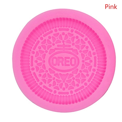 Picture of Silicone OREO Cookie Molds Kitchen Baking Chocolate Fondant Cookie Moulds DIY Party Dessert Supply Gift Craft Cake Decoration -Multicolor