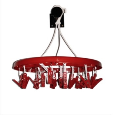 Picture of Round Hanger cloth clip -24 Clip -Red