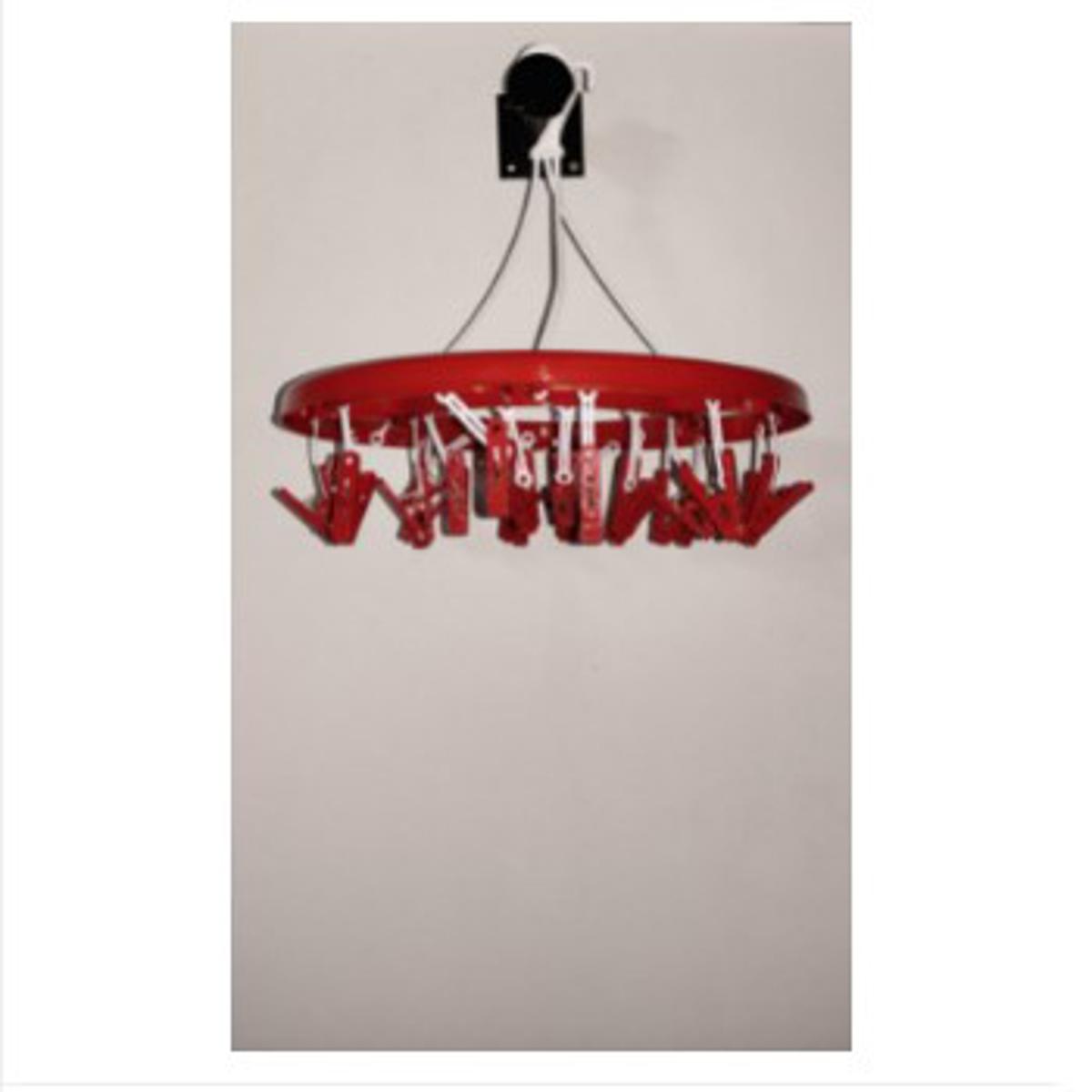 Picture of Round Hanger cloth clip -24 Clip -Red