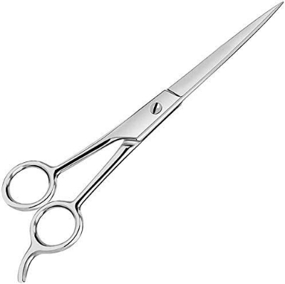 Picture of Professional Salon Barber Scissors for Hair Cutting Scissors for Men Women Stainless Steel Home Hair Cutting Tools Barber Scissors -Silver