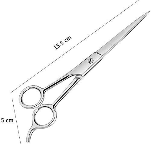 Picture of Professional Salon Barber Scissors for Hair Cutting Scissors for Men Women Stainless Steel Home Hair Cutting Tools Barber Scissors -Silver