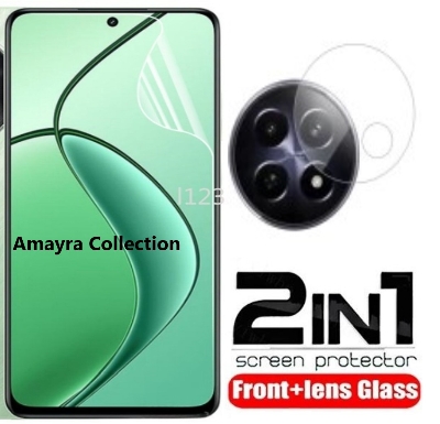 Picture of 2in1 Protector Combo Pack for Realme C65 5G (Front Hydrogel Screen Protector Poly+Camera Lens Protector)