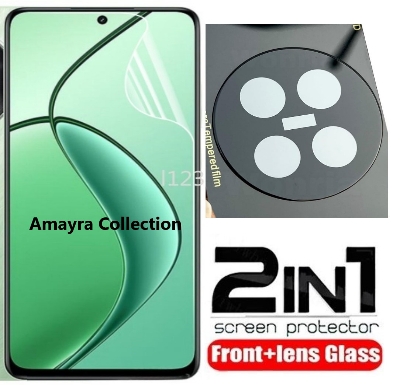 Picture of 2in1 Protector Combo Pack for Realme C65 5G (Front Hydrogel Screen Protector Poly+9h Camera Lens Protector)
