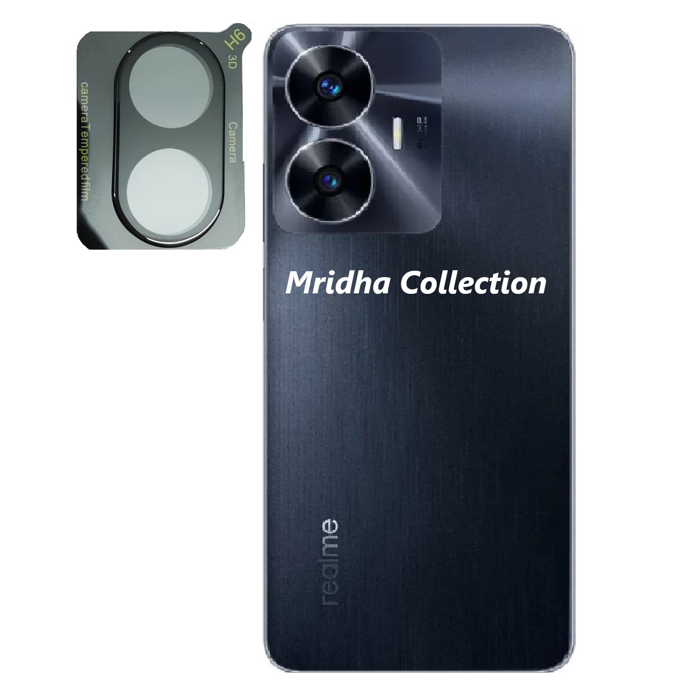 Picture of 3in1 Protector Combo Pack for Realme C55 (RMX3710) (5d Full Screen Protector Glass+Back Hydrogel Protector Poly+9h Camera Lens Protector)