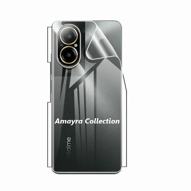 Picture of 2in1 Back Protector Combo Pack for Realme C67 4G (RMX3890) (Back Hydrogel Poly Protector+9h Camera Lens Protector)