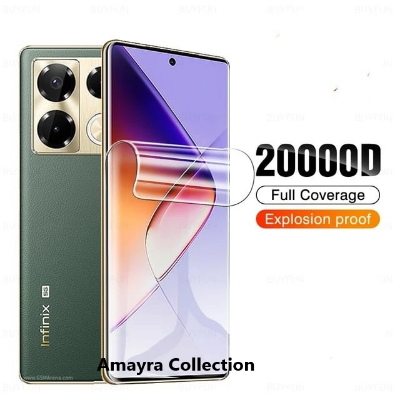 Picture of Infinix Note 40 Pro 5G TPU Protective Film Hydrogel Front Poly Protector Screen Protector Anti-Shatter / High Definition (Front Poly)