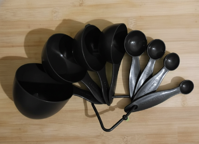 Picture of Black Measurement cup set of 8 Pieces -Black