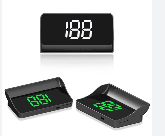 Picture of Digital G-P-S Speedometer HUD Projector: Large Font LED Display, Car Windshield KMH Detector, Smart Head Up Display
