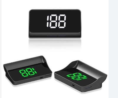 Picture of Digital G-P-S Speedometer HUD Projector: Large Font LED Display, Car Windshield KMH Detector, Smart Head Up Display