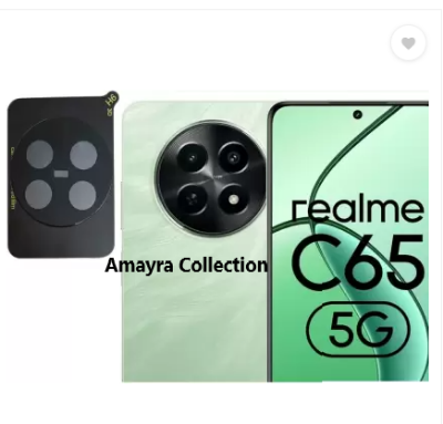 Picture of Realme C65 5G Back 9H Full Camera Lens Protector Rear 9H 3D Camera Lens Protector,Upgraded HD,Clear Scratch Resistant [With Photo Friendly Flash Cut]