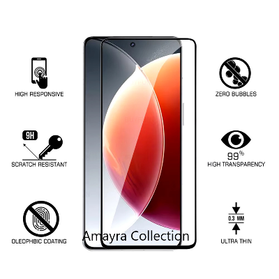 Picture of Tecno Camon 30 Premium Full Coverage Glass Protector Tempered Glass Screen Protector 9H Hardness Full Coverage