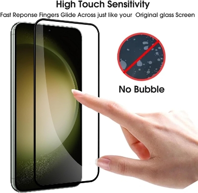 Picture of Samsung Galaxy S25 Ultra 5G Premium Full Coverage Glass Protector Tempered Glass Screen Protector 9H Hardness