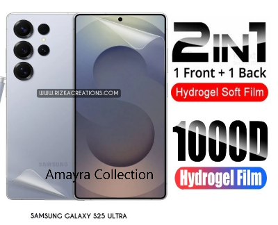Picture of 2in1 Protector Combo Pack for Samsung Galaxy S25 Ultra 5G (Front Hydrogel Protector Poly + Back Hydrogel Protector Poly)