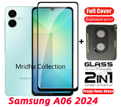 Picture of 2in1 Protector Combo Pack for Samsung Galaxy A06 (5d Full Screen Protector Glass + 3D Camera Lens Protector)