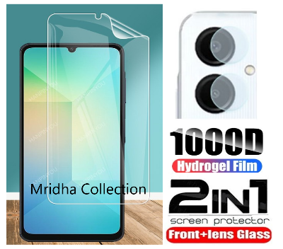 Picture of 2in1 Protector Combo Pack for Samsung Galaxy A06 (Front Hydrogel Screen Protector Poly + Camera Lens Protector)