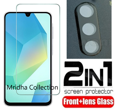 Picture of 2in1 Protector Combo Pack for Samsung Galaxy A26 (Clear Screen Protector Glass + 3D Camera Lens Protector)